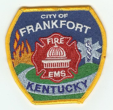 Frankfort Fire EMS
Thanks to PaulsFirePatches.com for this scan.
Keywords: kentucky city of