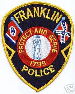 Franklin Police (Tennessee)
Thanks to apdsgt for this scan.

