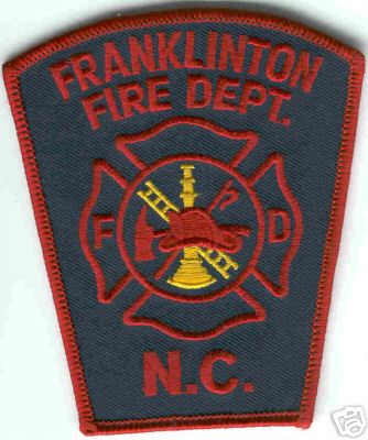 Franklinton Fire Dept
Thanks to Brent Kimberland for this scan.
Keywords: north carolina department fd