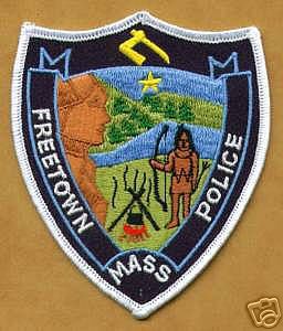 Freetown Police (Massachusetts)
Thanks to apdsgt for this scan.
