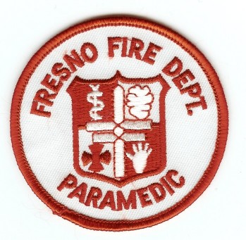 Fresno Fire Dept Paramedic
Thanks to PaulsFirePatches.com for this scan.
Keywords: california department