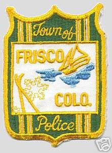 Frisco Police
Thanks to apdsgt for this scan.
Keywords: colorado town of