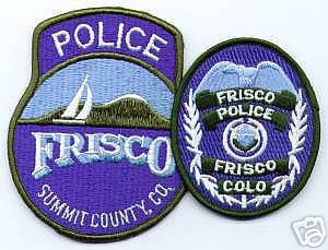 Frisco Police (Colorado)
Thanks to apdsgt for this scan.
County: Summit
