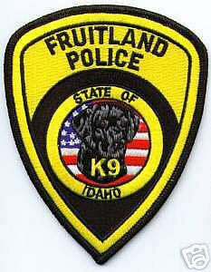Fruitland Police K-9 (Idaho)
Thanks to apdsgt for this scan.
Keywords: k9