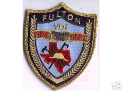 Fulton Vol Fire Dept
Thanks to Brent Kimberland for this scan.
Keywords: texas volunteer department