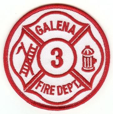 Galena Fire Dept
Thanks to PaulsFirePatches.com for this scan.
Keywords: maryland department 3