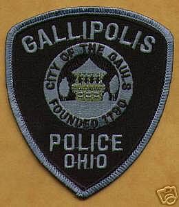 Gallipolis Police (Ohio)
Thanks to apdsgt for this scan.
Keywords: the city of