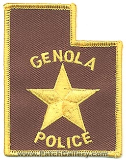 Genola Police Department (Utah)
Thanks to Alans-Stuff.com for this scan.
Keywords: dept.
