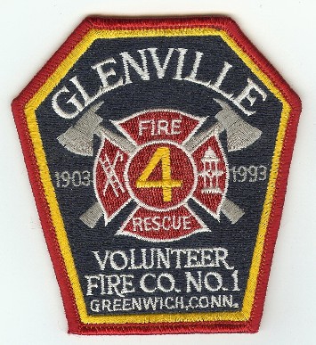 Glenville Volunteer Fire Co No 1
Thanks to PaulsFirePatches.com for this scan.
Keywords: connecticut company number greenwich rescue 4