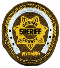 Goshen County Sheriff (Wyoming)
Thanks to BensPatchCollection.com for this scan.
