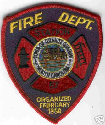 Granite Quarry Fire Dept Station 57
Thanks to Brent Kimberland for this scan.
Keywords: north carolina department town of