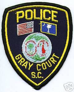 Gray Court Police (South Carolina)
Thanks to apdsgt for this scan.
