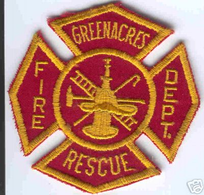Greenacres Fire Dept
Thanks to Brent Kimberland for this scan.
Keywords: florida department rescue