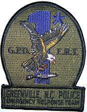 Greenville Police Emergency Response Team
Thanks to Chris Rhew for this picture.
Keywords: north carolina department g.p.d. e.r.t. gpd ert