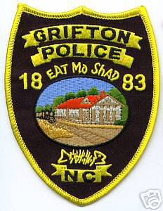 Grifton Police (North Carolina)
Thanks to apdsgt for this scan.
