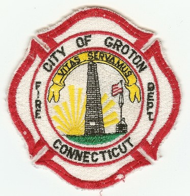 Groton Fire Dept
Thanks to PaulsFirePatches.com for this scan.
Keywords: connecticut department city of