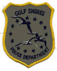 Gulf Shores Police Department (Alabama)
Thanks to BensPatchCollection.com for this scan.
