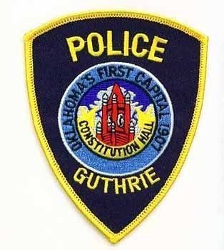 Guthrie Police (Oklahoma)
Thanks to apdsgt for this scan.
