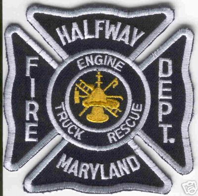 Halfway Fire Dept (Maryland)
Thanks to Brent Kimberland for this scan.
Keywords: department engine truck rescue