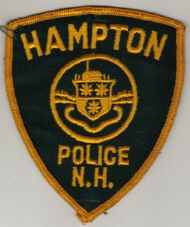 Hampton Police
Thanks to BlueLineDesigns.net for this scan.
Keywords: new hampshire