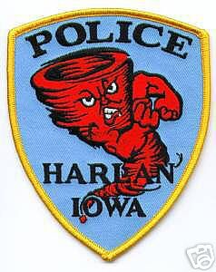 Harlan Police (Iowa)
Thanks to apdsgt for this scan.
