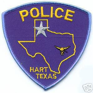 Hart Police (Texas)
Thanks to apdsgt for this scan.

