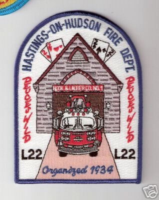 Hastings on Hudson Fire Dept Ladder 22
Thanks to Bob Brooks for this scan.
Keywords: new york department