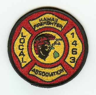 Hawaii Firefighter Association Local 1463
Thanks to PaulsFirePatches.com for this scan.
