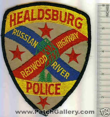 Healdsburg Police (California)
Thanks to Mark C Barilovich for this scan.
