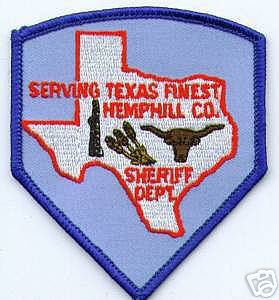 Hemphill County Sheriff Dept (Texas)
Thanks to apdsgt for this scan.
Keywords: department