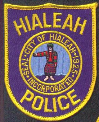 Hialeah Police
Thanks to EmblemAndPatchSales.com for this scan.
Keywords: florida city of