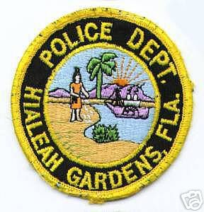 Hialeah Gardens Police Dept (Florida)
Thanks to apdsgt for this scan.
Keywords: department