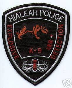 Hialeah Police K-9 Explosive Detection (Florida)
Thanks to apdsgt for this scan.
Keywords: k9