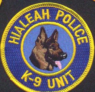 Hialeah Police K-9 Unit
Thanks to EmblemAndPatchSales.com for this scan.
Keywords: florida k9
