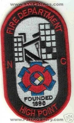 High Point Fire Department (North Carolina)
Thanks to Brent Kimberland for this scan.
Keywords: dept. fd
