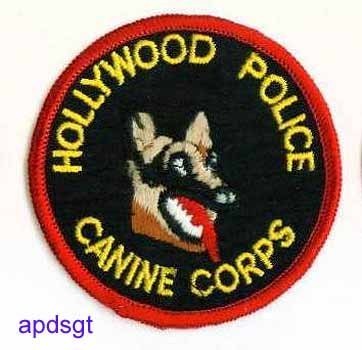 Hollywood Police K-9 Corps (Florida)
Thanks to apdsgt for this scan.
Keywords: k9 canine