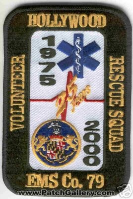 Hollywood Volunteer Rescue Squad EMS Co 79
Thanks to Brent Kimberland for this scan.
Keywords: maryland company