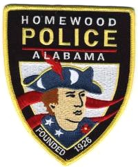 Homewood Police (Alabama)
Thanks to BensPatchCollection.com for this scan.

