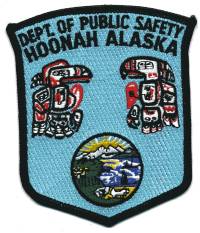 Hoonah Department of Public Safety (Alaska)
Thanks to BensPatchCollection.com for this scan.
Keywords: police dps dept