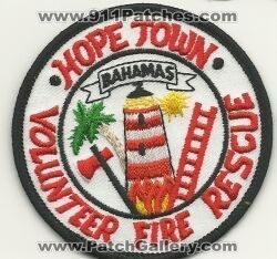 Hope Town Volunteer Fire Rescue Department (Bahamas)
Thanks to Mark Hetzel Sr. for this scan.
Keywords: dept.