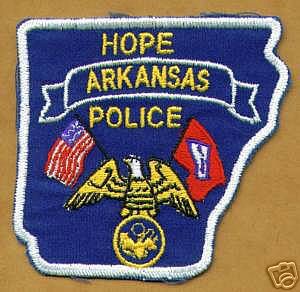Hope Police (Arkansas)
Thanks to apdsgt for this scan.
