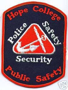 Hope College Public Safety
Thanks to apdsgt for this scan.
Keywords: michigan police safety security dps