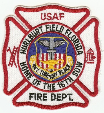 Hurlburt Field USAF Fire Dept
Thanks to PaulsFirePatches.com for this scan.
Keywords: florida department air force 16th sow