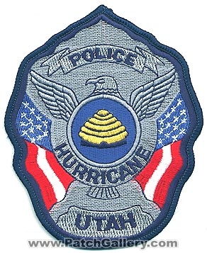 Hurricane Police Department (Utah)
Thanks to Alans-Stuff.com for this scan.
Keywords: dept.