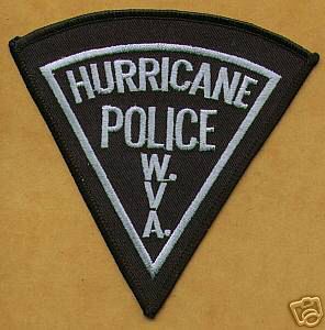 Hurricane Police (West Virginia)
Thanks to apdsgt for this scan.
