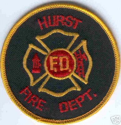 Hurst Fire Dept
Thanks to Brent Kimberland for this scan.
Keywords: texas department f.d. fd