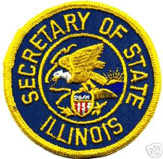 Illinois Secretary of State
Thanks to Jason Bragg for this scan.
Keywords: police