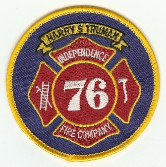 Independence Fire Company 76
Thanks to PaulsFirePatches.com for this scan.
Keywords: missouri