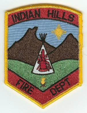 Indian Hills Fire Dept
Thanks to PaulsFirePatches.com for this scan.
Keywords: new mexico department