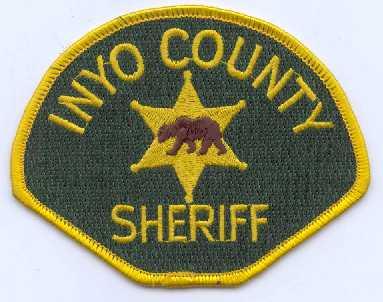 Inyo County Sheriff
Thanks to Scott McDairmant for this scan.
Keywords: california